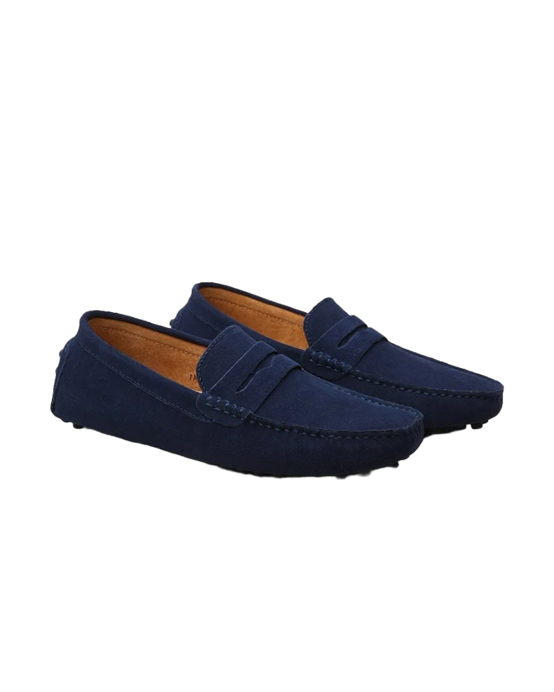 Suede Driver Loafers