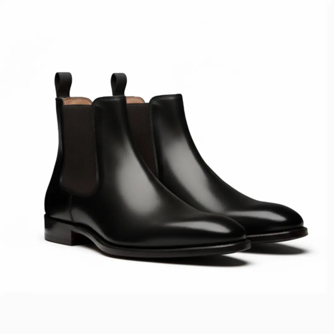 Men’s Chelsea Boots – Classic Leather British Style for Business & Casual Wear