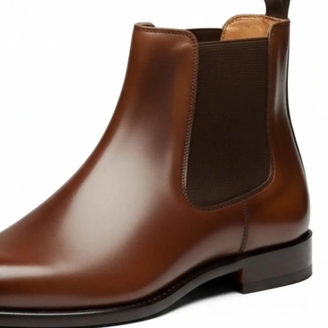 Men’s Chelsea Boots – Classic Leather British Style for Business & Casual Wear