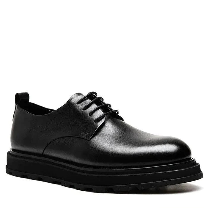 Genuine Leather Dress Shoes Thick Sole
