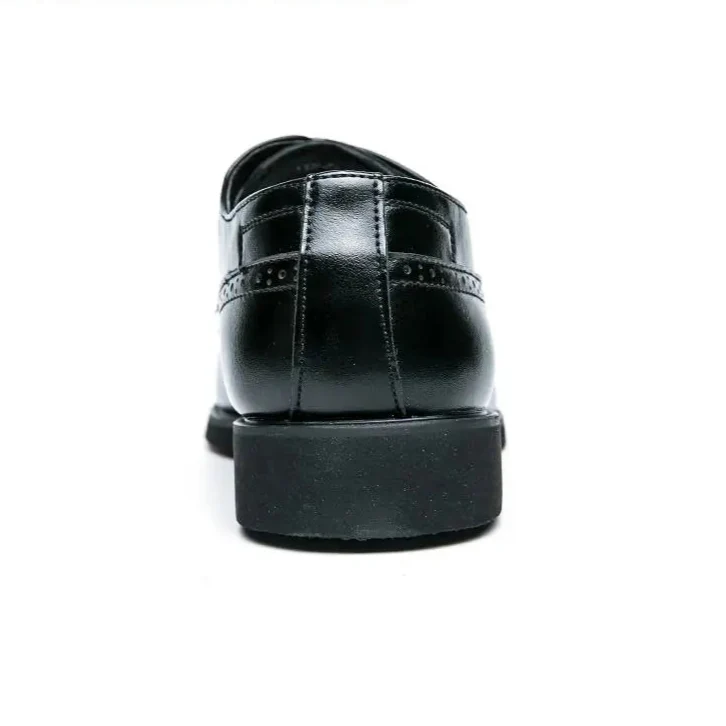 Men's Oxford Shoes Retro Carved Lace-Up