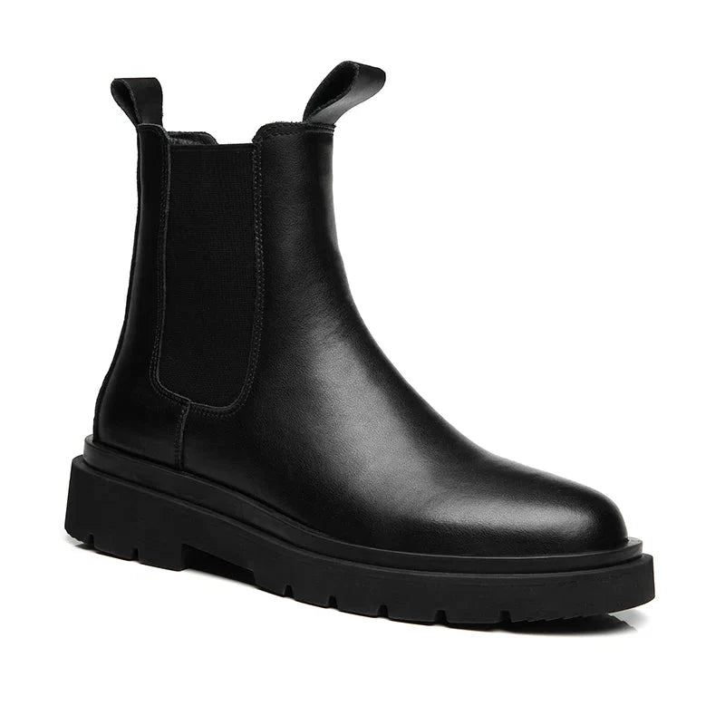 Men's Chelsea Ankle Boots Split Leather