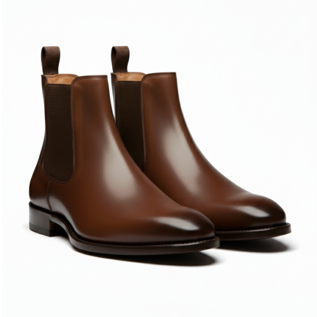 Men’s Chelsea Boots – Classic Leather British Style for Business & Casual Wear