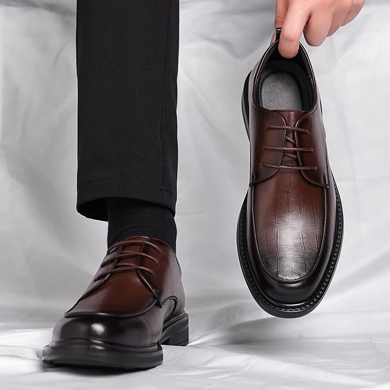 Genuine Leather Oxford Shoes