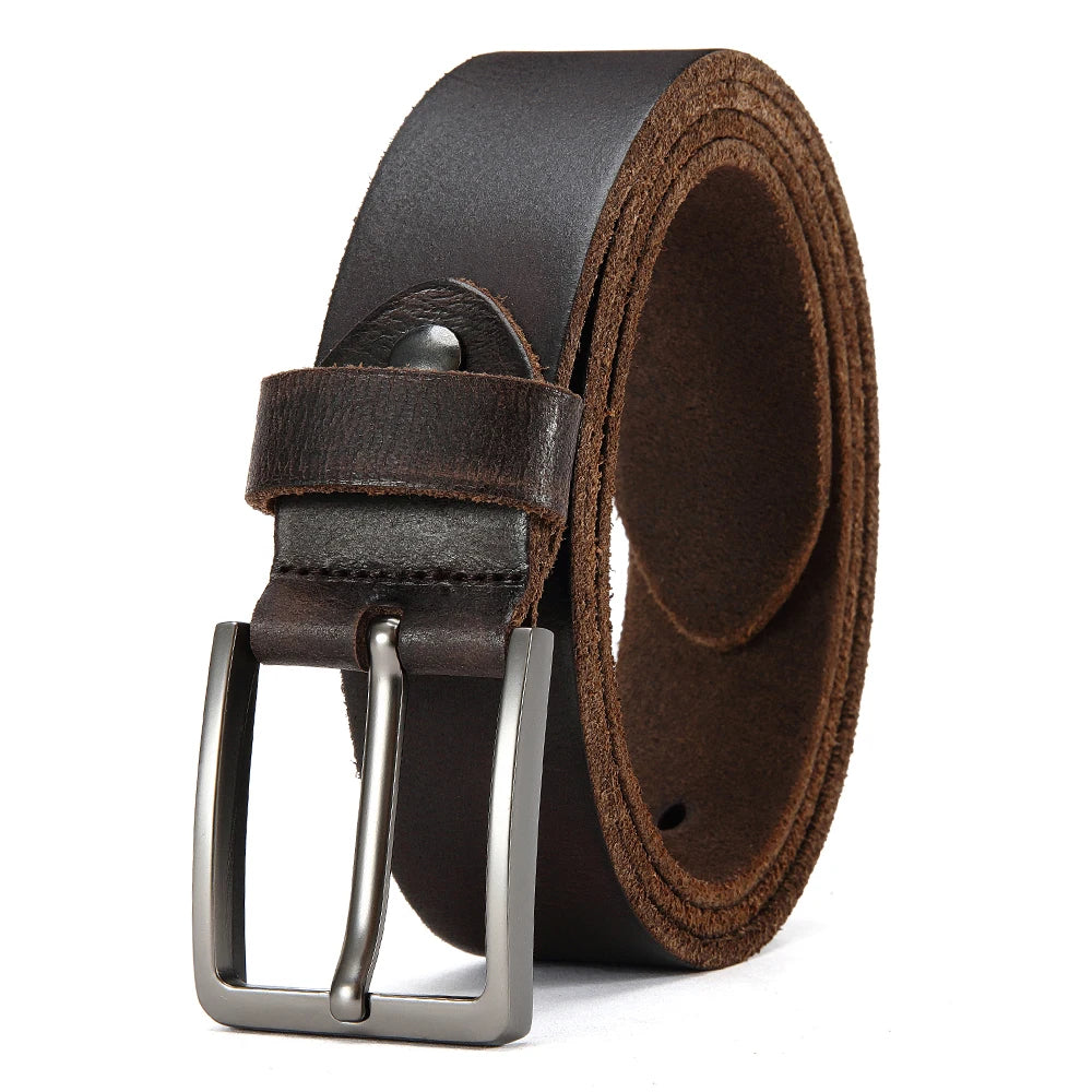 Men’s Premium Genuine Leather Belt by Petrallia – Natural Look & Sophisticated Appeal